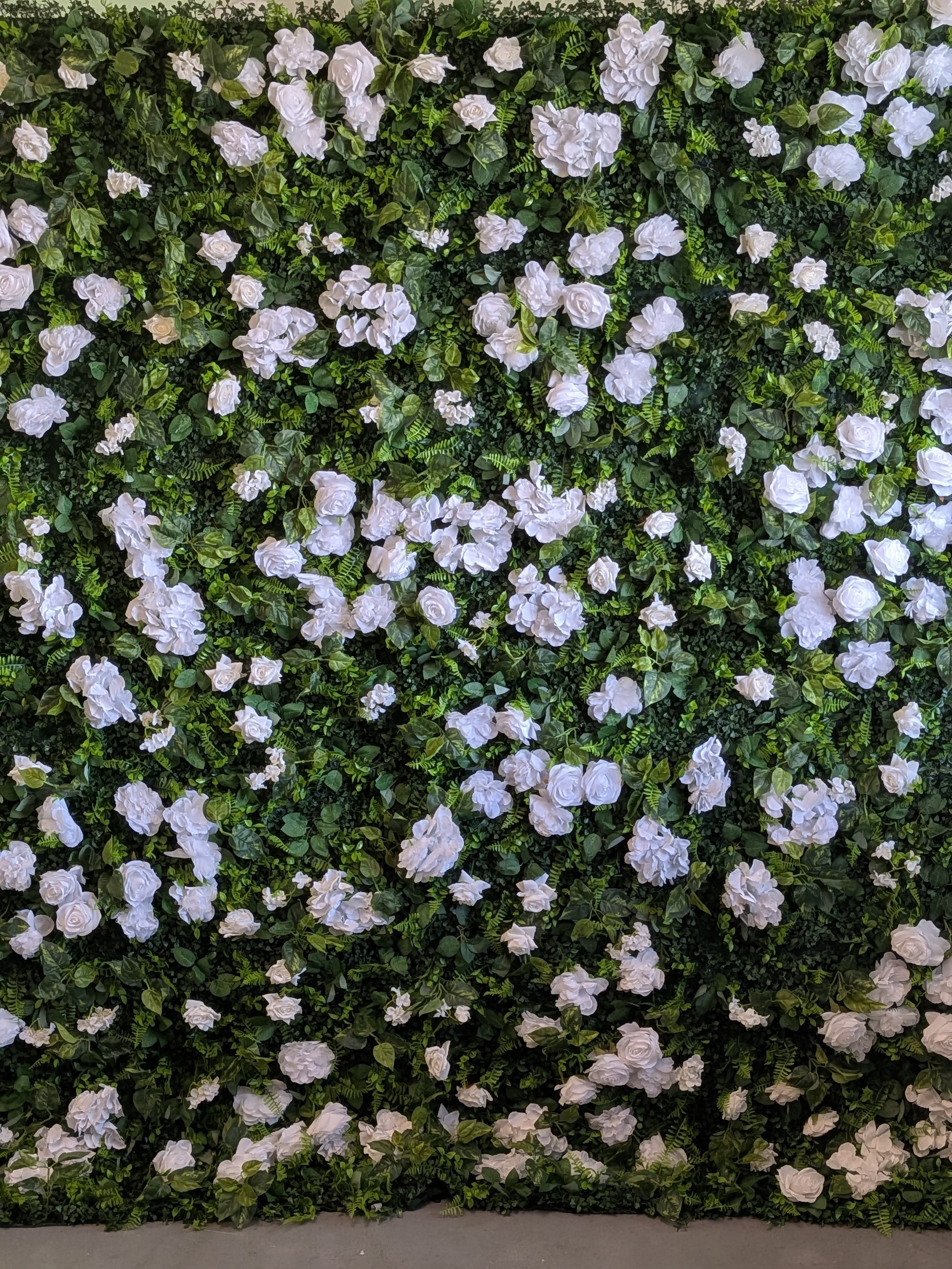 Foliage and Flower Wall